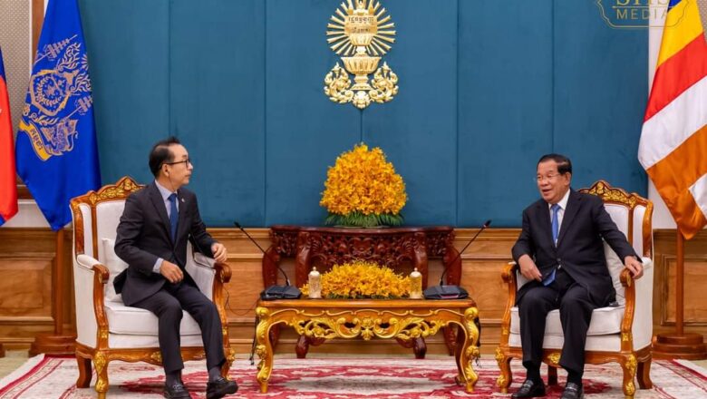សម្ដេចតេជោ ហ៊ុន សែន អនុញ្ញាតឱ្យ ឯកអគ្គរដ្ឋទូតសាធារណរដ្ឋកូរ៉េ ចូលជួបសម្ដែងការគួរសម និងពិភាក្សាការងារ