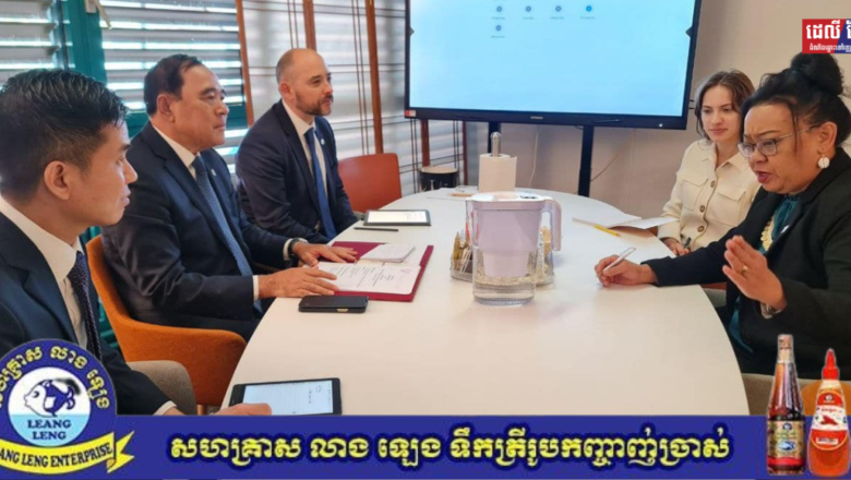 លោកបណ្ឌិត លី ធុជ ជួបប្រជុំទ្វេភាគីជាមួយ លោកជំទាវ Doreen Debrum ឯកអគ្គរដ្ឋទូតកោះម៉ាសាល់ ប្រចាំអង្គការសហប្រជាជាតិ