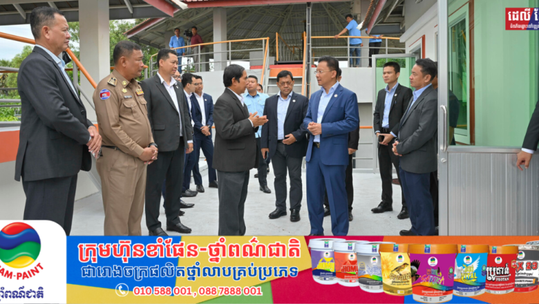 លោក ហែម វណ្ណឌី ទស្សនកិច្ចស្ថានីយទឹកស្អាត និងឧបត្ថម្ភនាឡិកាទឹក ដើម្បីជួយពលរដ្ឋភ្ជាប់បណ្តាញទឹកស្អាតក្នុងខេត្តកំពង់ឆ្នាំង