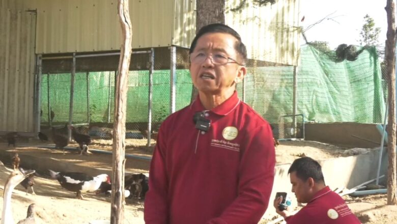 ឯកឧត្តម តាំង សុខឃី  ម្ចាស់កសិដ្ឋាននៅស្រុកឱរ៉ាល់កំពុងពង្រីកផលិតកម្មចិញ្ចឹមសត្វ និង​បន្លែ​គាំទ្រ​ដល់​សន្តិសុខ​ស្បៀង​ក្នុង​ស្រុក