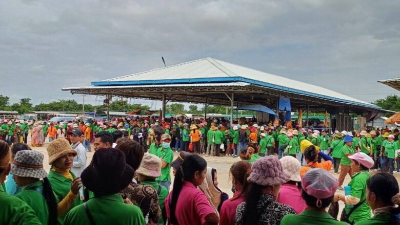 កម្មកររោងចក្រឡឺក្រោនស៊ូប្រមាណ6 ពាន់នាក់ផ្ទុះការតវ៉ា ក្រោយរោងចក្របញ្ឈប់កម្មករប្រមាណ800ជាងនាក់ដោយគ្មានហេតុផល