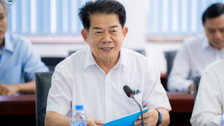 កិច្ចប្រជុំពិភាក្សាការងារ ស្តីពី វឌ្ឍនភាពនៃការសិក្សាគម្រោងពង្រឹងសមត្ថភាព សម្រាប់រដ្ឋបាលគ្រប់គ្រងកំពង់ផែ