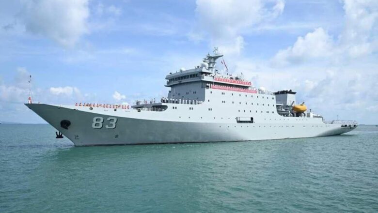 នាវាកងទ័ពជើងទឹកចិន ចំនួន២គ្រឿង នឹងចូលសំចតធ្វើទស្សនកិច្ចនៅកំពង់ផែស្វយ័តក្រុងព្រះសីហនុ រយៈពេល៦ថ្ងៃ  