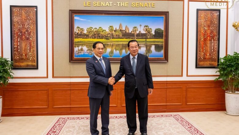 សម្តេចតេជោ ហ៊ុន សែន អនុញ្ញាតឱ្យឯកឧត្តម Bui Thanh Son ឧបនាយករដ្ឋមន្ត្រីនៃសាធារណរដ្ឋសង្គមនិយមវៀតណាម ចូលជួបសម្តែងការគួរសម