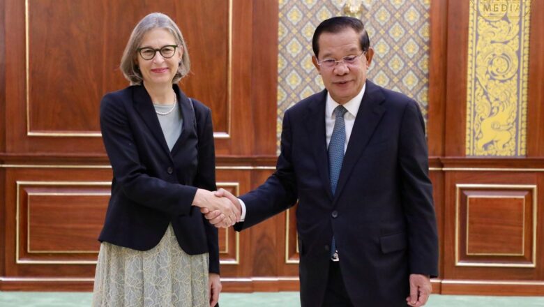 សម្តេចតេជោ ហ៊ុន សែន អនុញ្ញាតឱ្យ លោកជំទាវ Katharina Wieser ឯកអគ្គរដ្ឋទូតថ្មីនៃសាធារណរដ្ឋអូទ្រីសប្រចាំនៅកម្ពុជា ចូលជួប និងប្រគល់សារតាំង