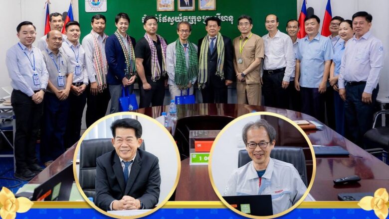 កិច្ចប្រជុំពិភាក្សាការងារជាមួយ ក្រុមហ៊ុន Toyota Tsusho Manufacturing (Cambodia) Co., Ltd. នៅ កំពង់ផែស្វយ័តក្រុងព្រះសីហនុ