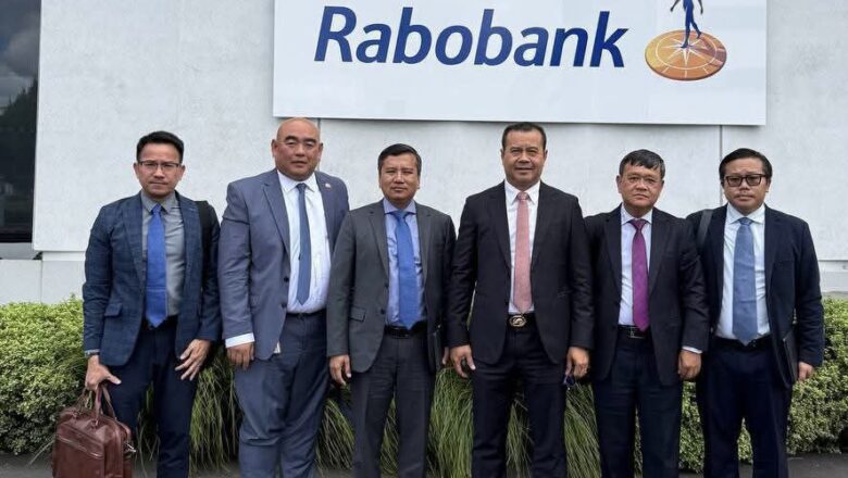 ឯកឧត្តមបណ្ឌិត កៅ ថាច អគ្គនាយកធនាគារ ARDB អញ្ជើញជួបពិភាក្សាការងារជាមួយតំណាងធនាគារ Rabobank នៃប្រទេសនូវែលហ្សេឡង់