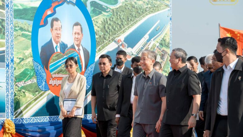 សម្តេចធិបតី ហ៊ុន ម៉ាណែត អញ្ជើញចូលរួមបើកការដ្ឋានគម្រោងគ្រប់គ្រងធនធានទឹកចម្រុះហ្វូណនតេជោ កំណាត់ទី២ ប្រវែង ១៥១,៦គីឡូម៉ែត្រ (ព្រែកពោធិ៍ ខេត្តកណ្តាល – សមុទ្រ ខេត្តកែប)