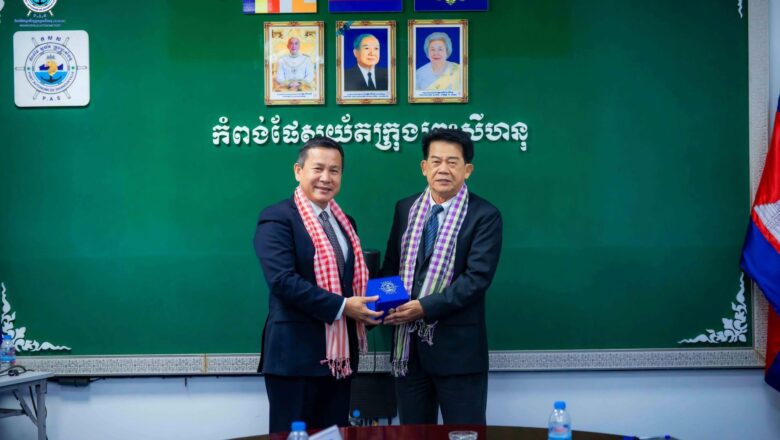 ដំណើរទស្សនកិច្ច គណៈប្រតិភូ សមាគមសម្រាប់កិច្ចសហប្រតិបត្តិការបច្ចេកទេសបរទេស និងភាពជាដៃគូប្រកបដោយចីរភាព (AOTS) មកកាន់ កំពង់ផែស្វយ័តក្រុងព្រះសីហនុ